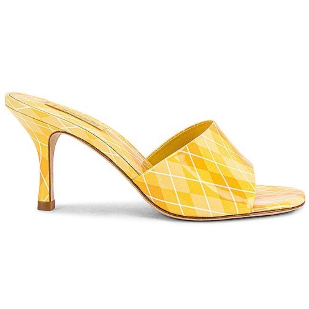 LARROUDÉ Colette Heel In Argyle Sun Size 7.5